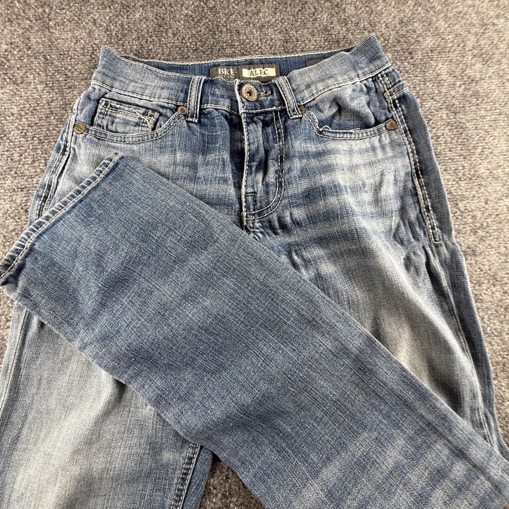 BKE Alec Mens Straight Leg Medium Wash Denim Jeans 27R ABP5019